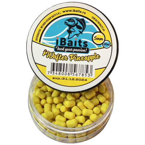 mini_dumbell_5x7mm_iwafter_pinapple.jpg iBaits - Dumbell Critic Echilibrat iBaits iWafter 5mm - Pineapple (Galben) - imagine 1