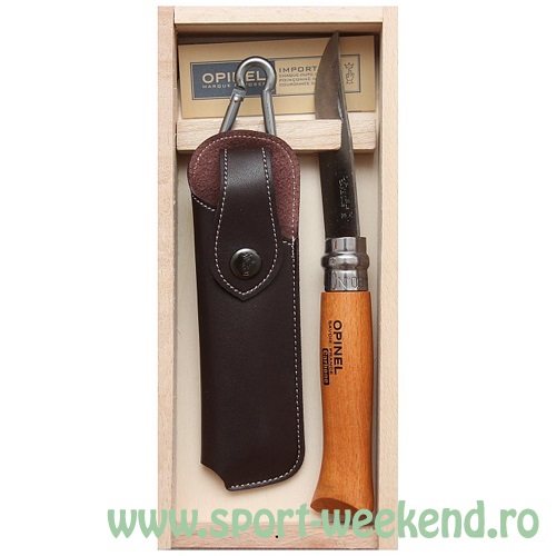 opinel_-_cutit_buzunar_carbon_nr.jpg Opinel - Cutit buzunar carbon nr.8 + Teaca + Cutie - imagine 1