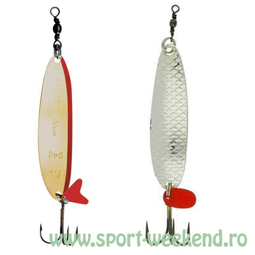 oscilanta_dam_effzett_slim_standard_spoon_gold_1.jpg DAM - Oscilanta FZ Slim Standard Silver/Gold - 24gr - imagine 1