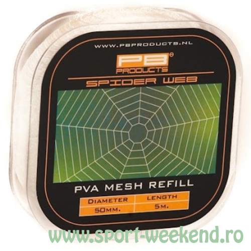 pb_products_spiderweb_pva_mesh_refill.jpg PB Products - Rezerva PVA Spiderweb Original 50mm - 5m - imagine 1