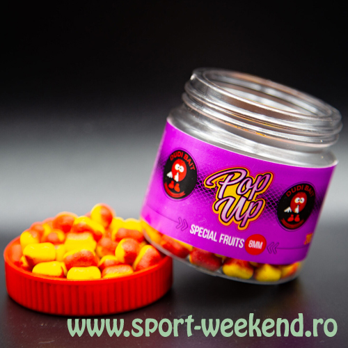 pop_up_special_fruits_8_mm.jpg Dudi Bait - Pop-Up Dumbell Special Fruits - 8mm - imagine 1