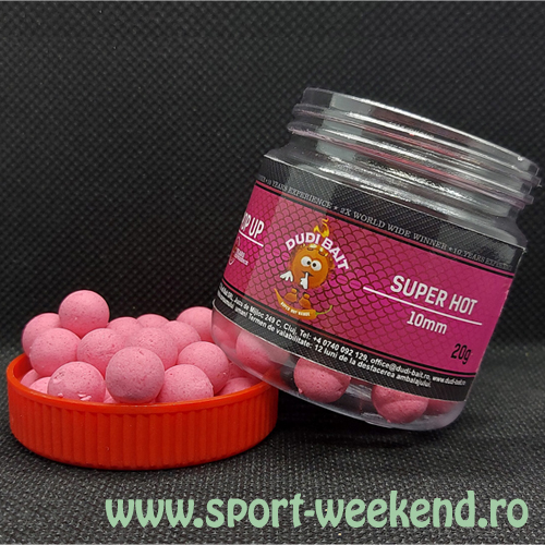 pop_up_super_hot_10_mm.jpg Dudi Bait - Pop-Up Dumbell Super Hot - 8mm - imagine 1