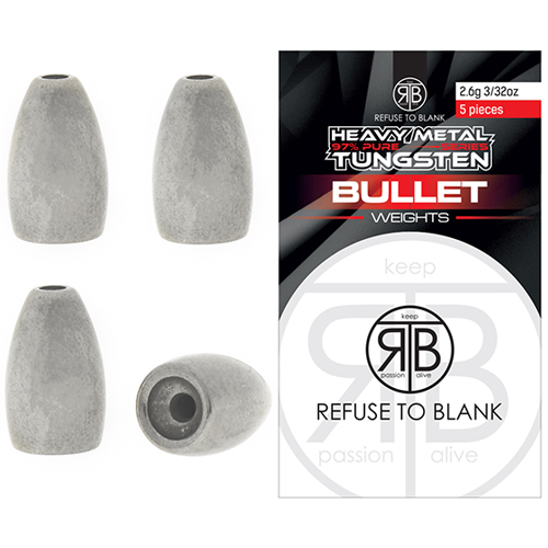 rtb_tungsten_bullets_flipping_weights.jpg RTB - Tungsten Bullets Flipping Weights 2.6g - imagine 1