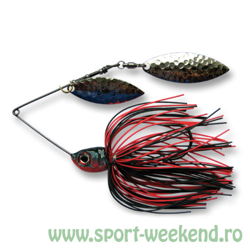 s-03-425.jpg Bertilure - Spinnerbait 14gr - Salcie nr.2 Salcie nr.3 - Rosu/Negru - imagine 1