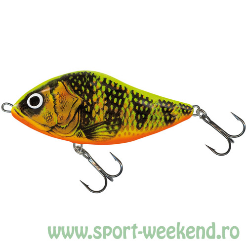 salmo_-_slider_gold_fluo_perch.jpg Salmo - Vobler Slider Floating 5cm - Cul. Gold Fluo Perch - imagine 1