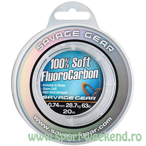 savage_gear_-_fir_100_soft_fluorocarbon_3.jpg Savage Gear - Fir 100% Soft Fluorocarbon 0,46mm - 12,3kg - 35m - imagine 1