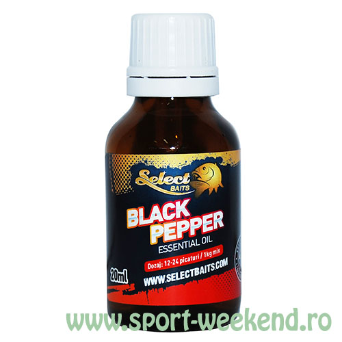 select_baits_ulei_esential_piper_black_pepper.jpg Select Baits - Ulei esential piper Black Pepper 20ml - imagine 1