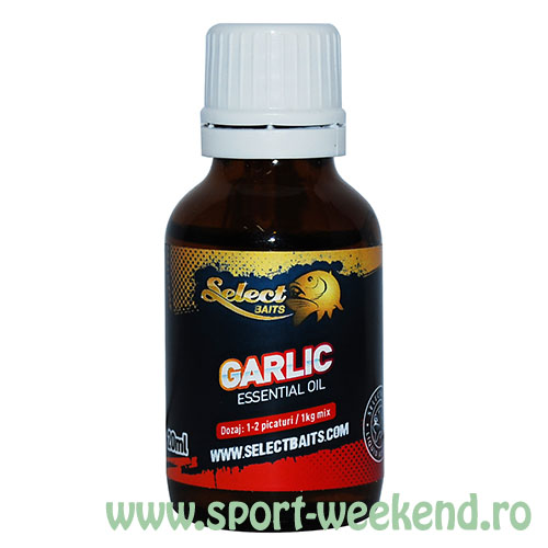 select_baits_ulei_esential_usturoi_garlic.jpg Select Baits - Ulei esential usturoi Garlic 20ml - imagine 1
