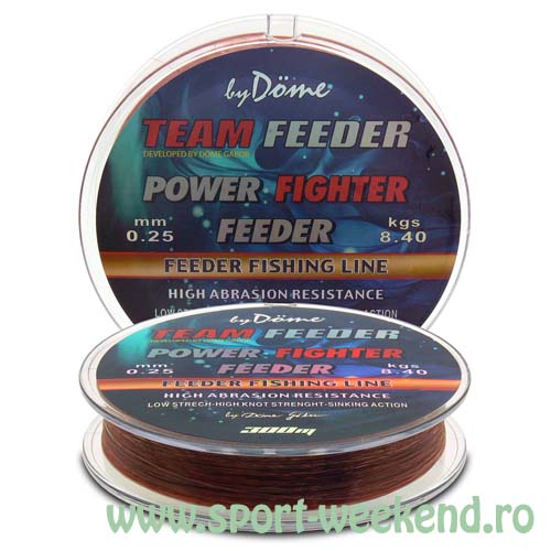 team_feeder_-_fir_power_fighter.jpg Team Feeder By Döme - Fir Power Fighter 0,18mm - 300m - 4,2kg - imagine 1