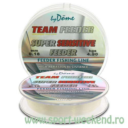 team_feeder_-_fir_super_sensitiv_300m_0_18_mm.jpg Team Feeder By Döme - Fir Super Sensitive 0,18mm - 300m - 4,9kg - imagine 1
