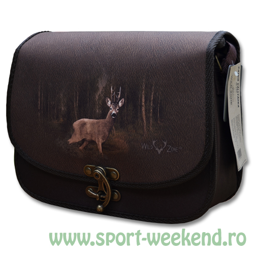 tolba_maro_caprior.jpg Wildzone - Tolba vanatoare maro imprimeu caprior - imagine 1