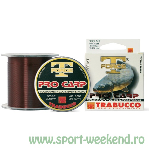 trabucco_-_fir_t-force_pro_carp.jpg Trabucco - Fir T-Force Pro Carp 0,25mm - 1000m - 8,36kg - imagine 1