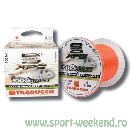 trabucco_s-force_xps_surf_1.jpg Trabucco - Fir S-Force XPS Surf Cast 0,25mm - 300m - 8,46kg - imagine 1