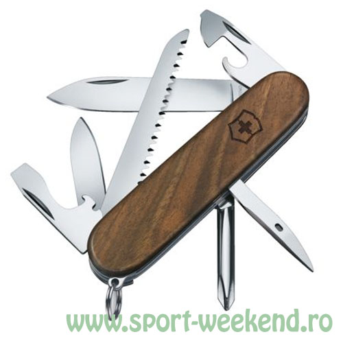 victorinox_hiker_wood_1.jpg Victorinox - Cutit de buzunar Hiker Wood wallnut - imagine 1