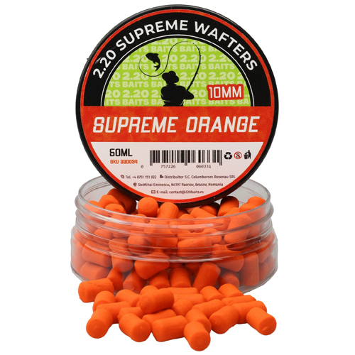 wafter_supreme_10_mm_orange_1.jpg 2.20 Baits - Wafter Supreme 10mm Orange - imagine 1